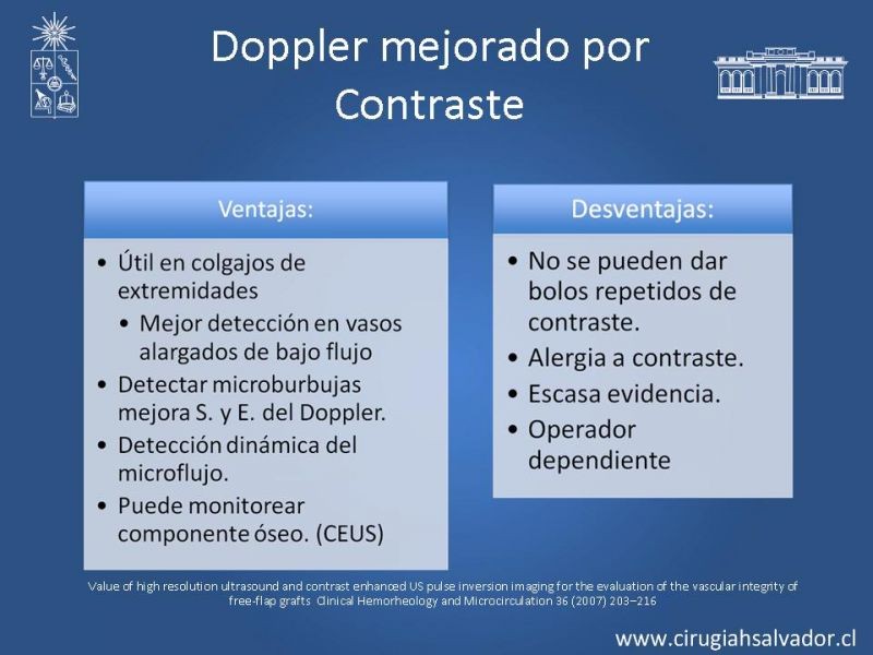Diapositiva 27 de Monitoreo de Colgajos Libres Microvascularizados