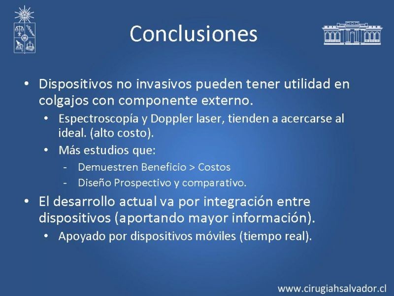 Diapositiva 56 de Monitoreo de Colgajos Libres Microvascularizados