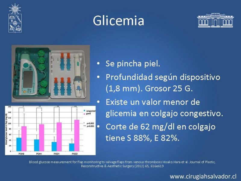 Diapositiva 20 de Monitoreo de Colgajos Libres Microvascularizados