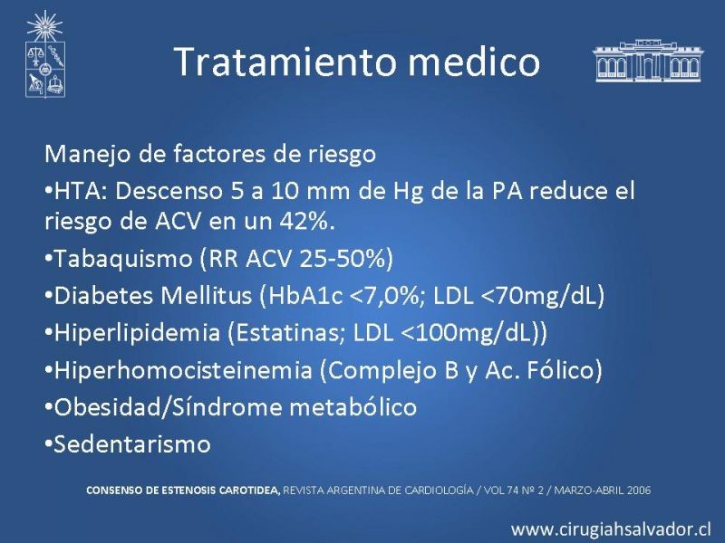 Diapositiva 15 de Estenosis Carotídea Sintomática