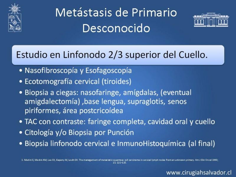 Diapositiva 24 de Adenopatía Cervical. Estudio y Manejo