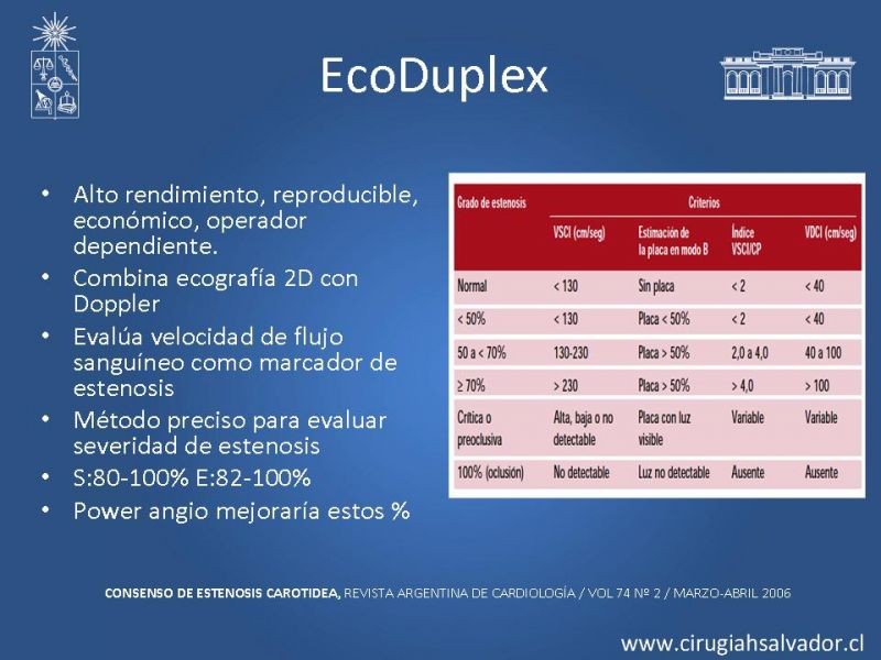 Diapositiva 8 de Estenosis Carotídea Sintomática