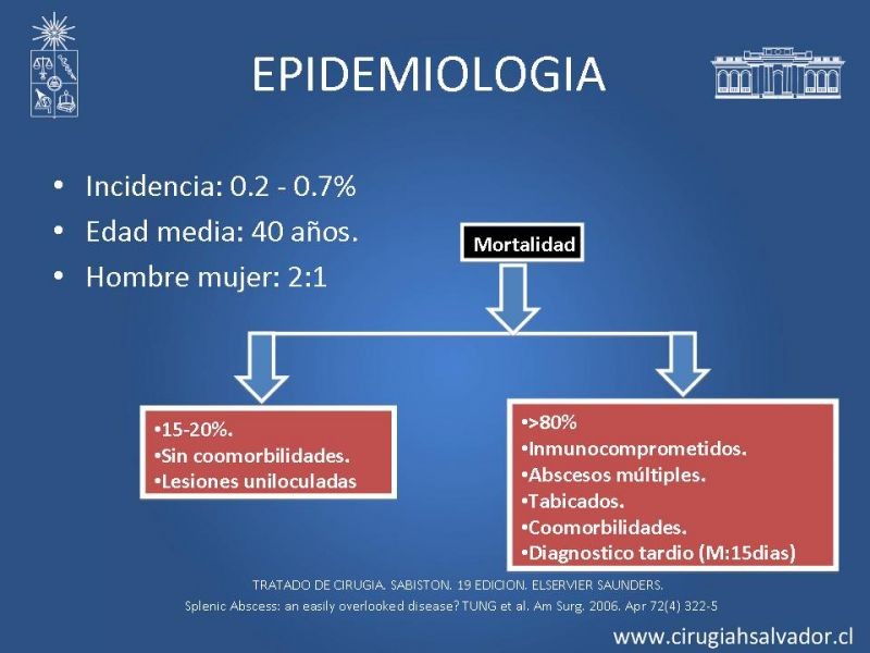 Diapositiva 3 de Abscesos esplénicos