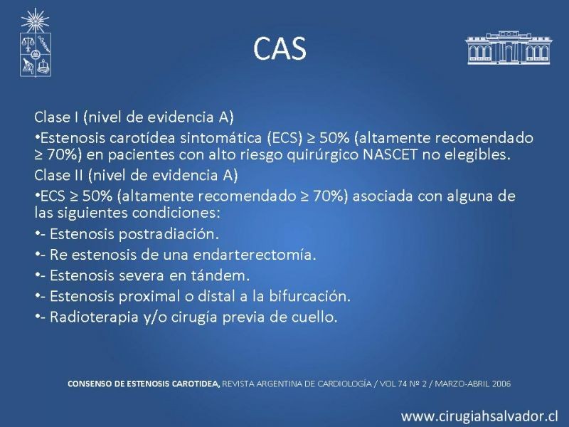 Diapositiva 20 de Estenosis Carotídea Sintomática