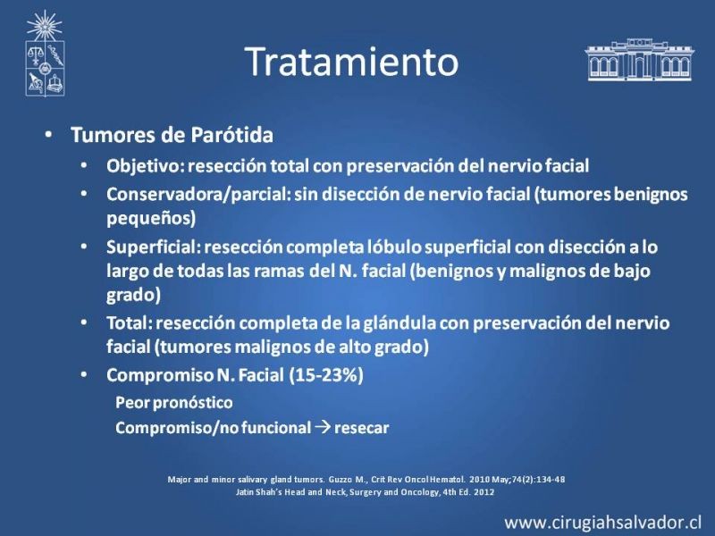 Diapositiva 20 de Tumores de Glándulas Salivales