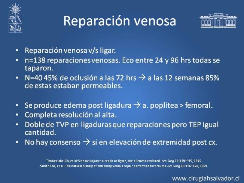 Diapositiva 15 de Trauma Vascular: Extremidades
