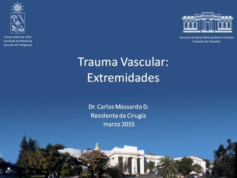 Diapositiva 27 de Trauma Vascular: Extremidades