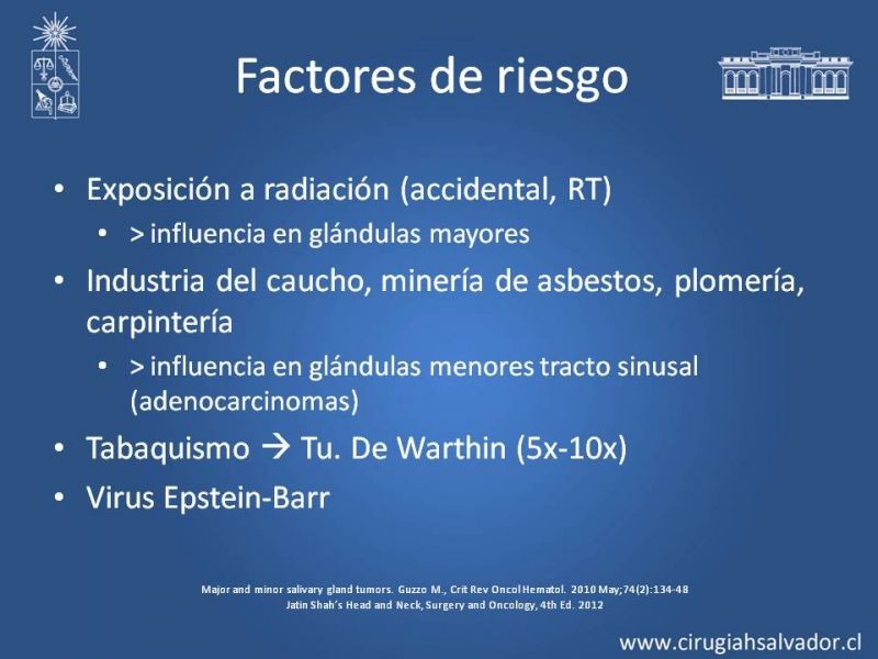 Diapositiva 7 de Tumores de Glándulas Salivales