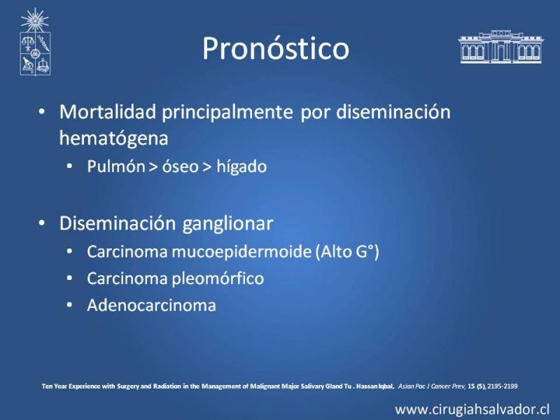Diapositiva 19 de Tumores de Glándulas Salivales