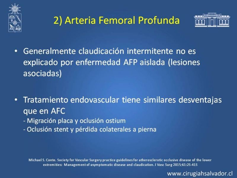 Diapositiva 16 de Tratamiento Endovascular: EAO femoro-distal