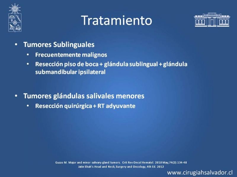 Diapositiva 22 de Tumores de Glándulas Salivales