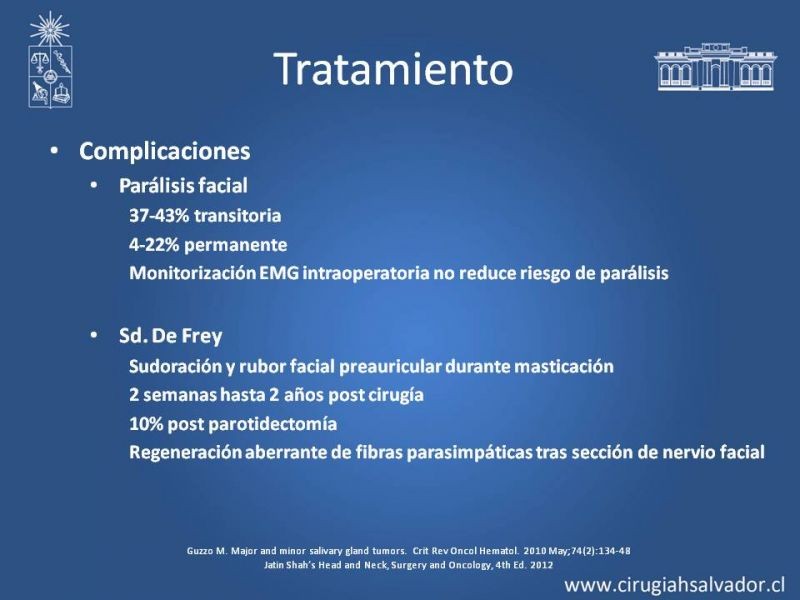 Diapositiva 23 de Tumores de Glándulas Salivales