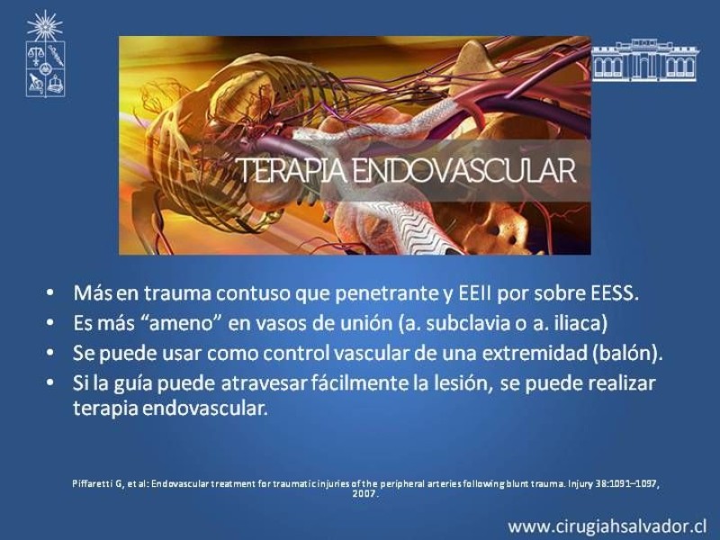 Diapositiva 10 de Trauma Vascular: Extremidades