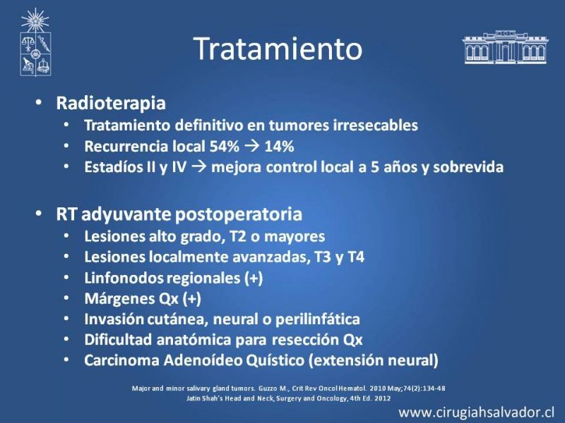 Diapositiva 25 de Tumores de Glándulas Salivales