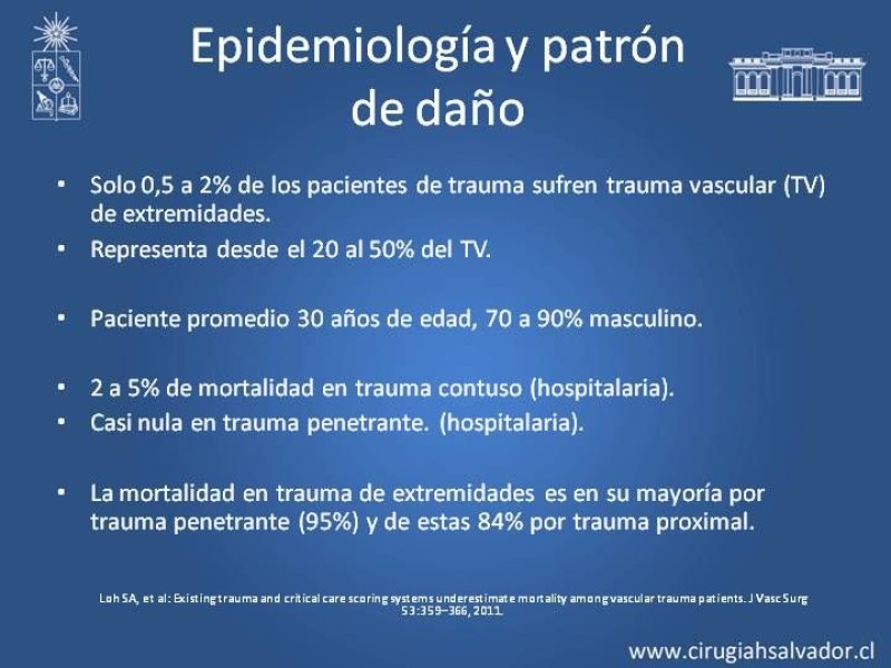Diapositiva 2 de Trauma Vascular: Extremidades