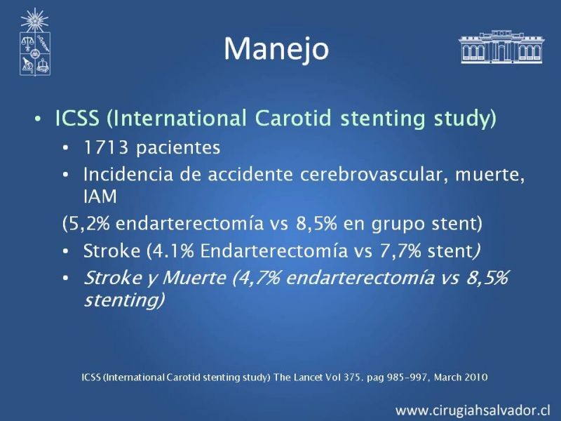 Diapositiva 24 de Estenosis Carotidea