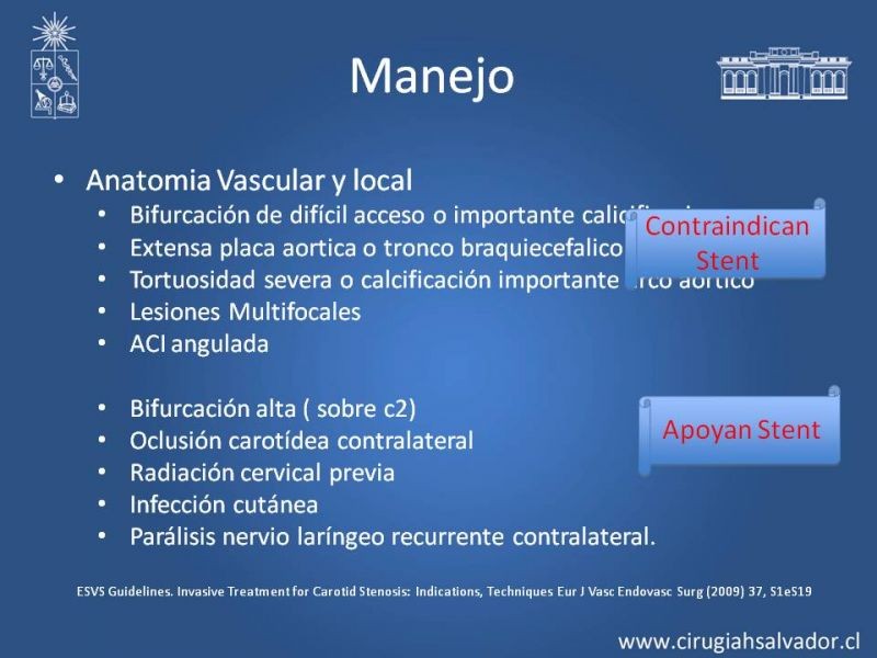 Diapositiva 18 de Estenosis Carotidea