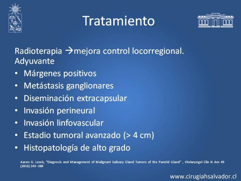 Diapositiva 24 de Tumores de parótida