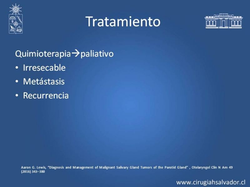Diapositiva 25 de Tumores de parótida