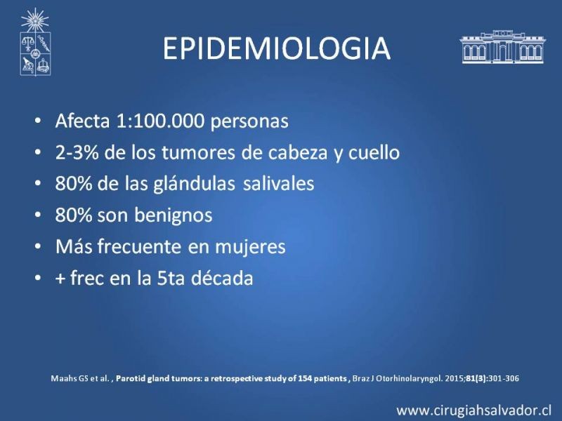 Diapositiva 3 de Tumores de parótida