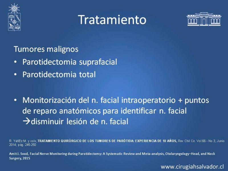 Diapositiva 20 de Tumores de parótida