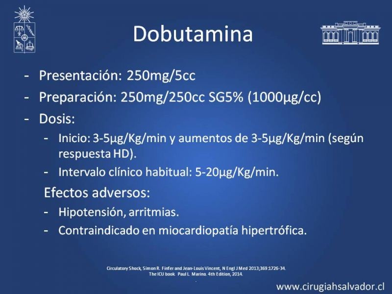 Diapositiva 16 de Drogas Vasoactivas: (DVA)