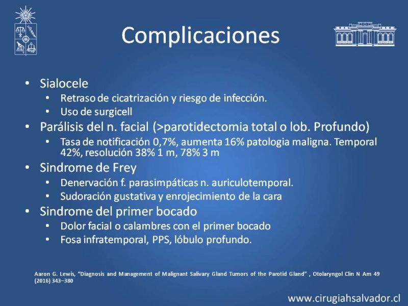 Diapositiva 23 de Tumores de parótida