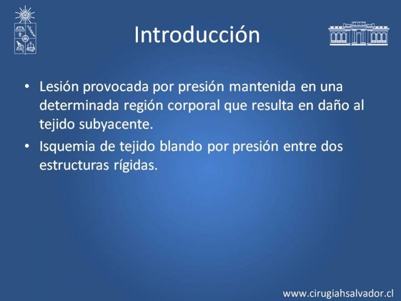 Diapositiva 1 de Manejo quirúrgico de las úlceras por presión