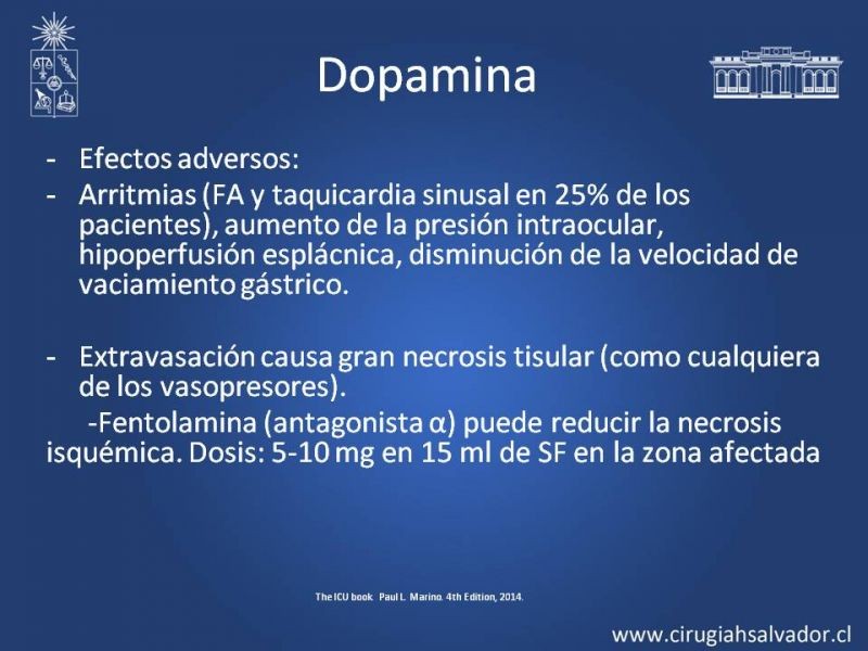 Diapositiva 10 de Drogas Vasoactivas: (DVA)