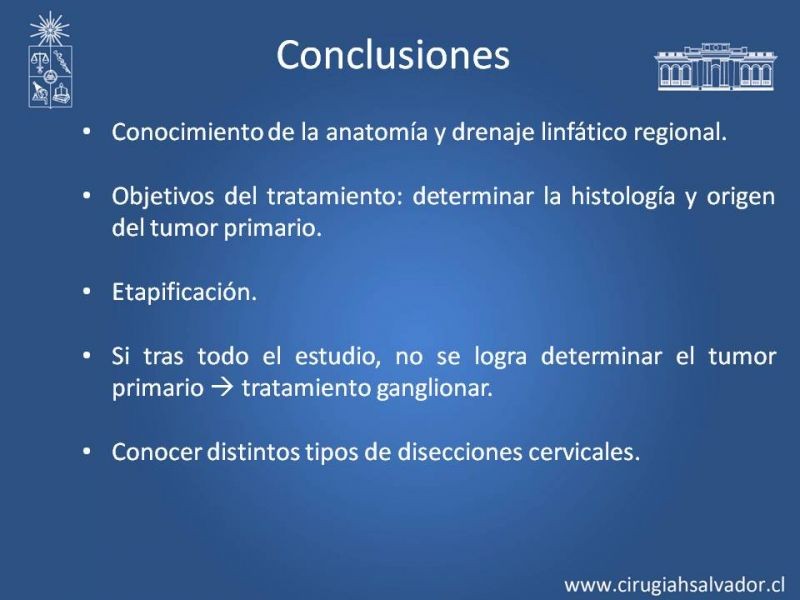 Diapositiva 32 de Metástasis cervical de primario desconocido
