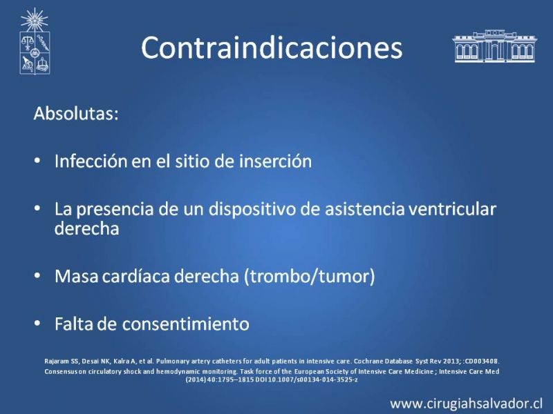 Diapositiva 17 de Catéter de Swan-Ganz y patrones hemodinámicos del shock
