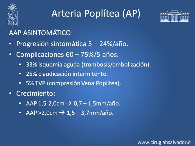 Diapositiva 9 de Aneurismas Periféricos