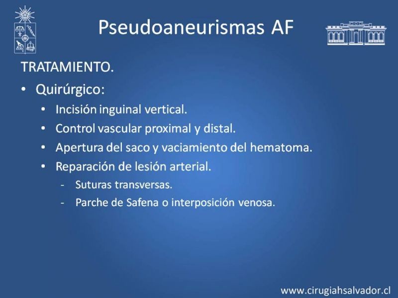Diapositiva 31 de Aneurismas Periféricos