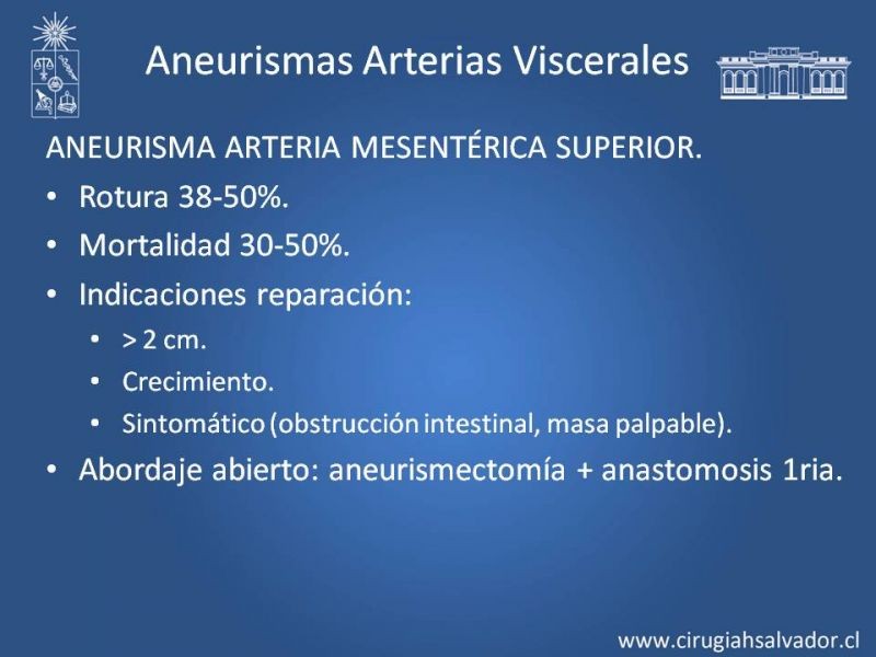 Diapositiva 45 de Aneurismas Periféricos