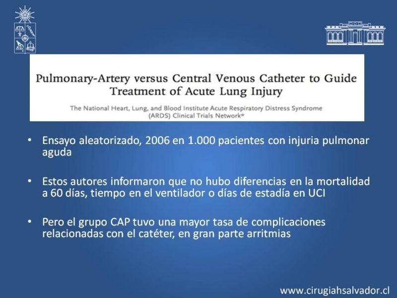 Diapositiva 20 de Catéter de Swan-Ganz y patrones hemodinámicos del shock
