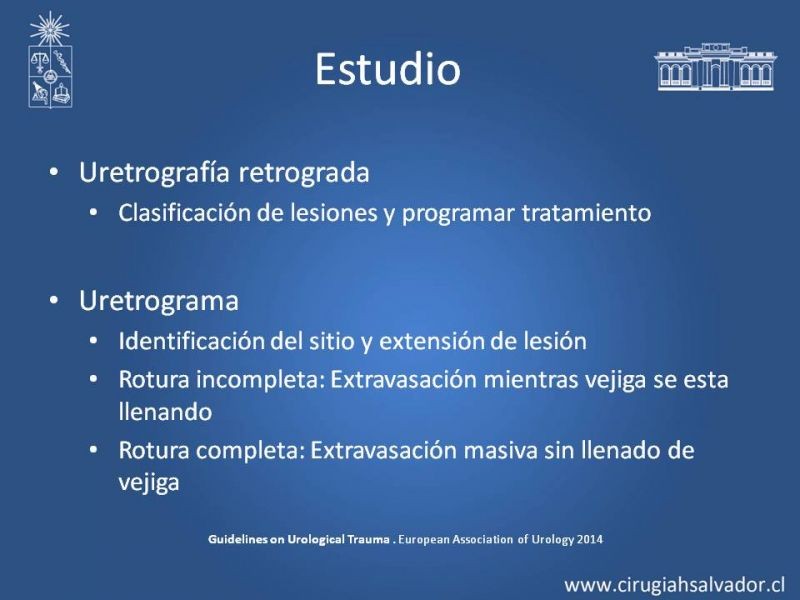 Diapositiva 34 de Lesiones de vía urinaria