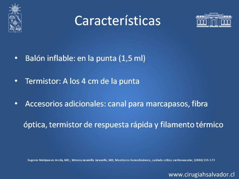 Diapositiva 4 de Catéter de Swan-Ganz y patrones hemodinámicos del shock