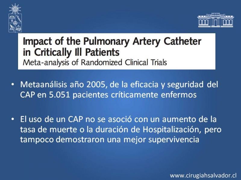 Diapositiva 19 de Catéter de Swan-Ganz y patrones hemodinámicos del shock