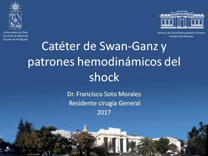 Diapositiva 22 de Catéter de Swan-Ganz y patrones hemodinámicos del shock
