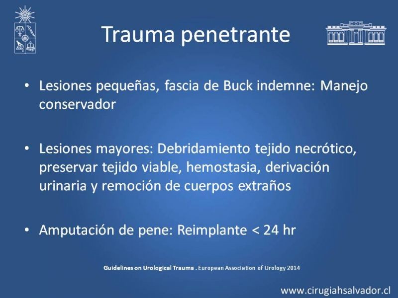 Diapositiva 40 de Lesiones de vía urinaria