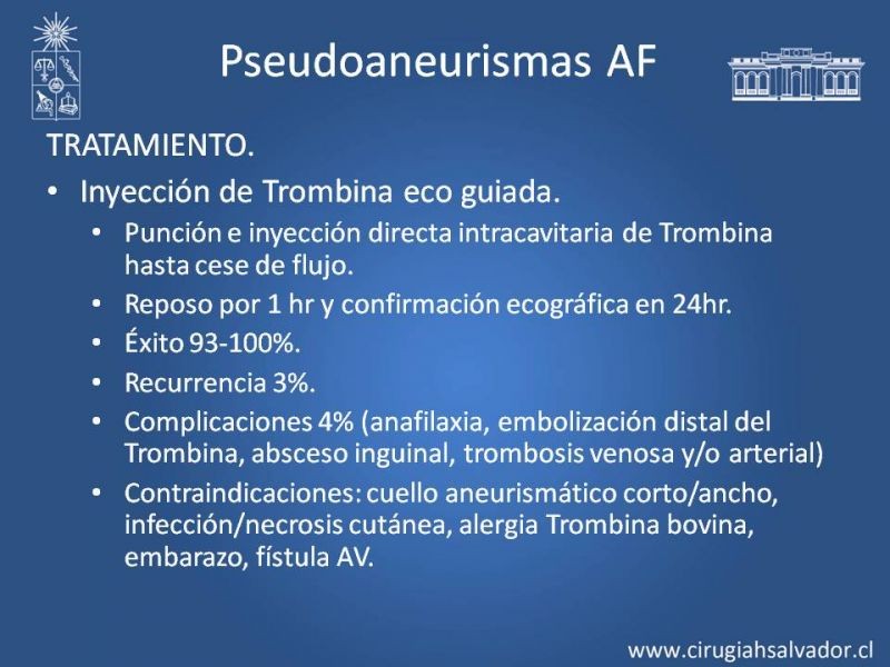 Diapositiva 33 de Aneurismas Periféricos