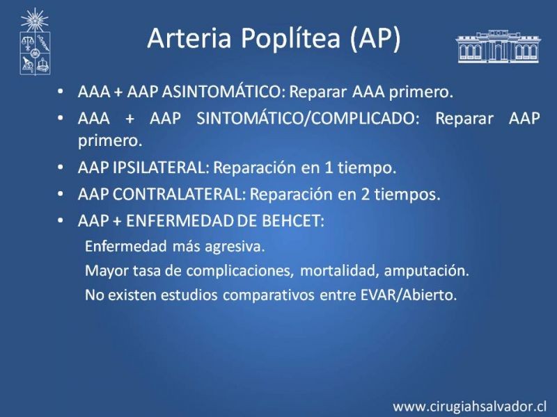Diapositiva 18 de Aneurismas Periféricos