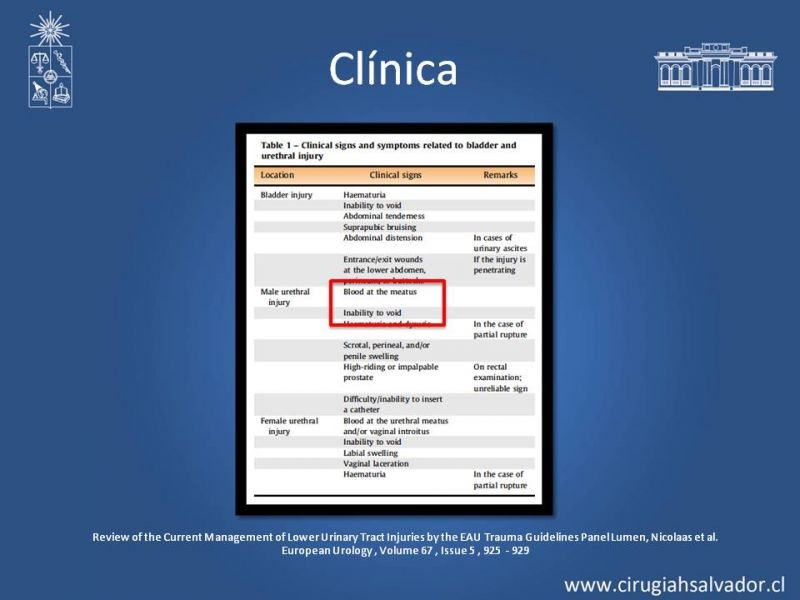 Diapositiva 11 de Trauma Uretral