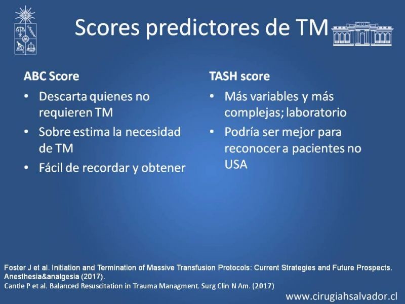 Diapositiva 4 de Terapia transfusional en trauma