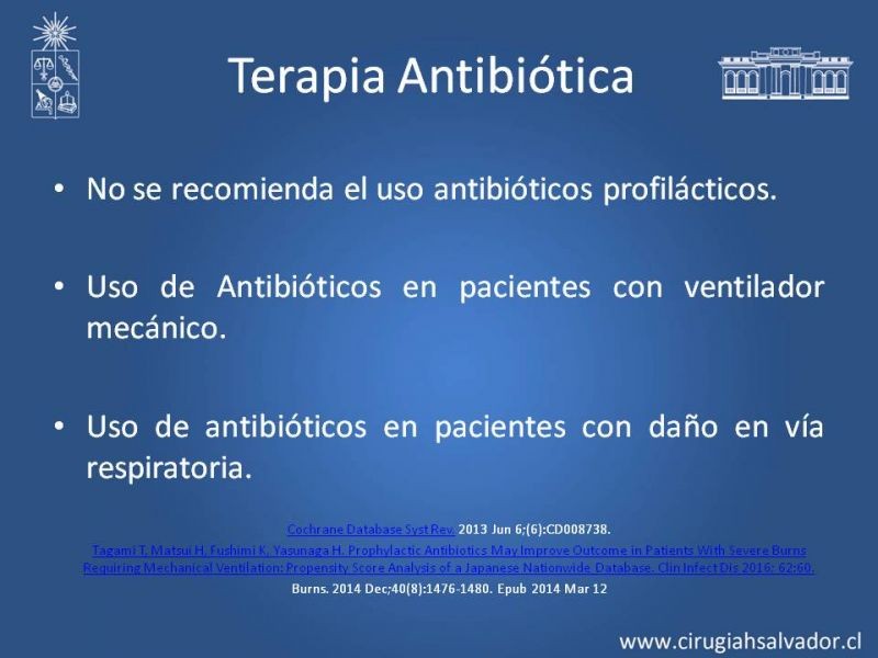 Diapositiva 21 de Manejo Médico del Gran Quemado