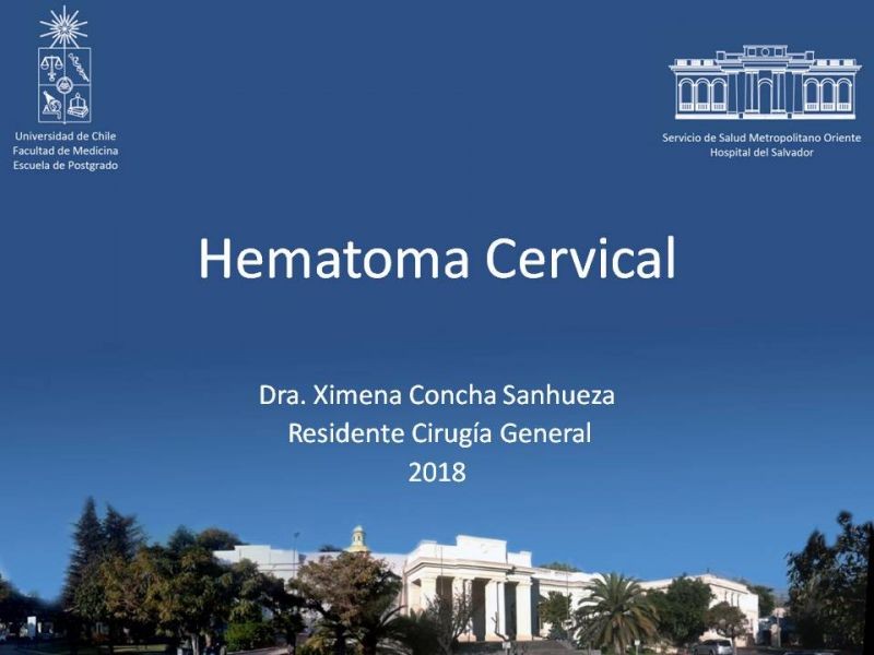 Diapositiva 24 de Hematoma Cervical