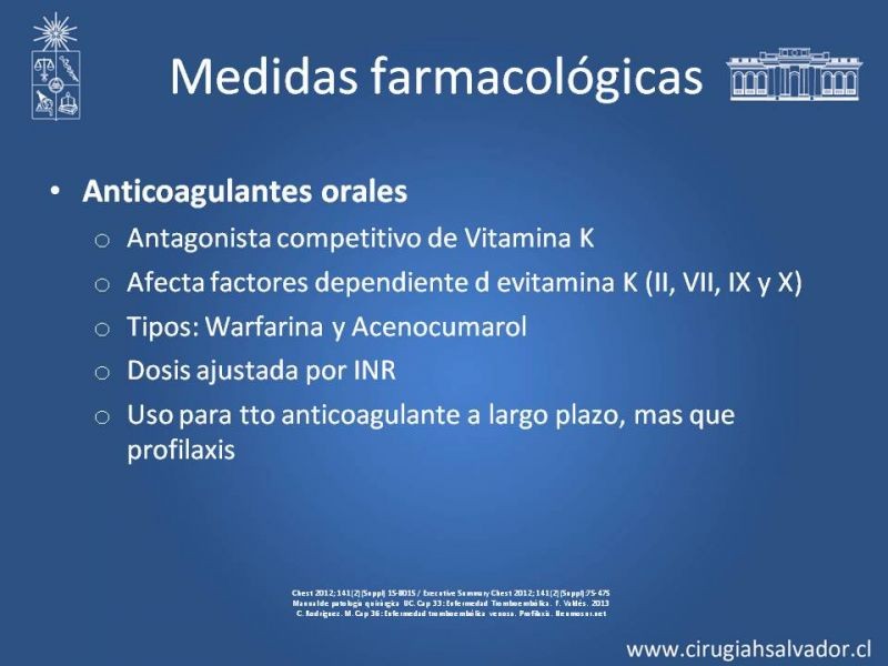 Diapositiva 18 de Prevención Enfermedad Tromboembólica