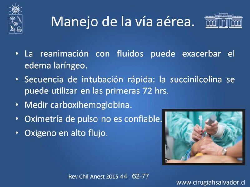 Diapositiva 14 de Manejo Médico del Gran Quemado