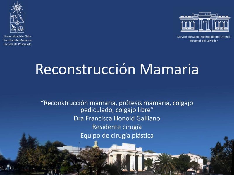 Diapositiva 1 de Reconstrucción mamaria