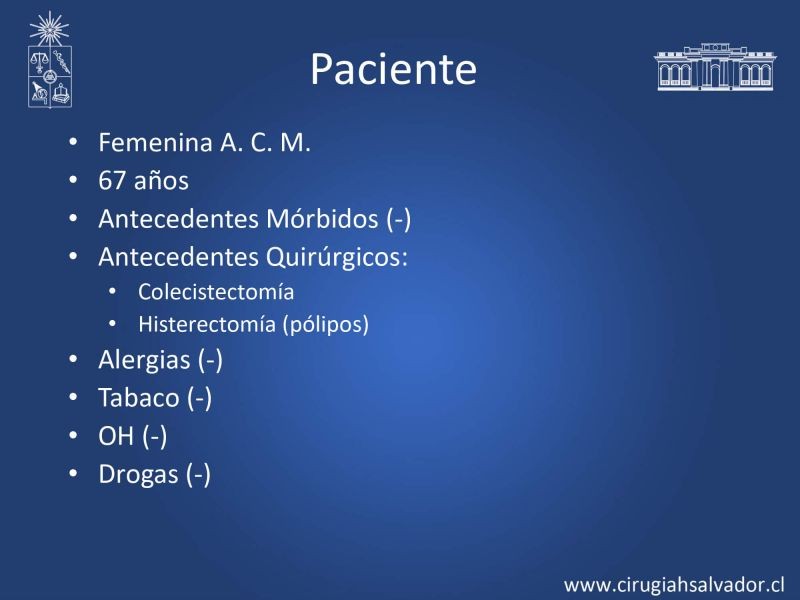 Diapositiva 1 de Caso Clínico 